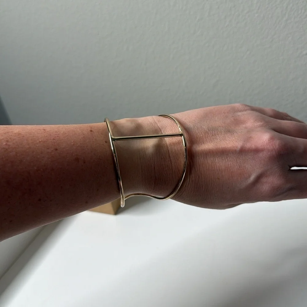 Emerald Duv Joshua Tree Cage Bracelet Gold Plated NWT - Picture 3 of 5
